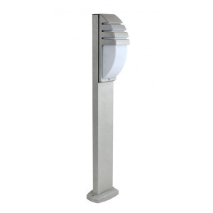 CITY Srebrna wys. 99cm. Lampa ogrodowa stojąca 11836 R AL