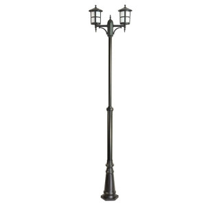 CORDOBA II regulowana wys. 180 - 280cm 2xE27 Latarnia ogrodowa wysoka podwójna OGMWN 2 TD