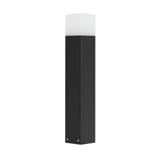 Cube Czarna wys. 58cm. E27 Lampa ogrodowa stojąca CB-580 BL