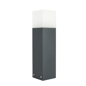 Cube Max Ciemny popiel wys. 40cm. E27 Lampa ogrodowa stojąca CB-MAX 400 DG