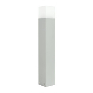 Cube Max Srebrny wys. 70cm. E27 Lampa ogrodowa stojąca CB-MAX 700 AL
