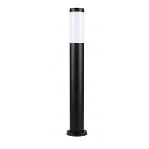 Inox czarna wys. 65cm. Lampa ogrodowa stojąca ST 022-650 BL