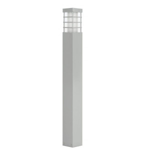RADO II Srebrny wys. 75cm. Lampa ogrodowa stojąca RADO II 1 AL