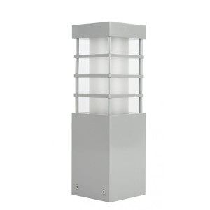 RADO II Srebrny wys. 25cm. Lampa ogrodowa stojąca RADO II 3 AL