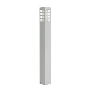 RADO III Srebrny wys. 75cm. Lampa ogrodowa stojąca RADO III 1 AL