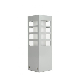 RADO III Srebrny wys. 25cm. Lampa ogrodowa stojąca RADO III 3 AL