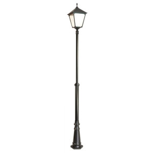 Retro Kwadratowe wys. regulowana 200-300cm. Latarnia ogrodowa OGMWN 1 BD KW