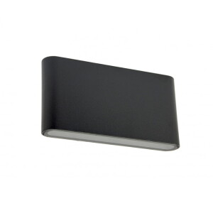 Slim 2xLED 12W 3000K Kinkiet zewnętrzny M1016 BL