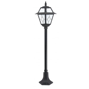 Witraż wys. 110cm. Lampa ogrodowa stojąca K 5002/2/N