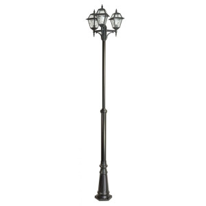 Witraż wys. regulowana 185-285cm. Latarnia ogrodowa potrójna OGMWN 3 N