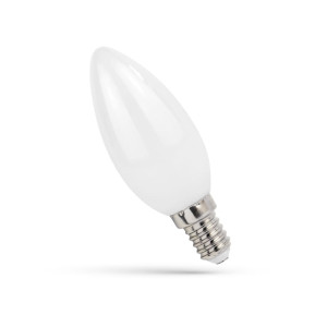 LED ŚWIECOWA E14 230V 4W COG NW MILKY SPECTRUM