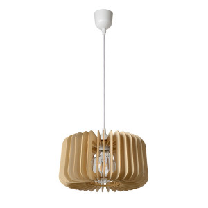 ETTA Jasne drewno śr. 29cm E27 Lampa wisząca Lucide