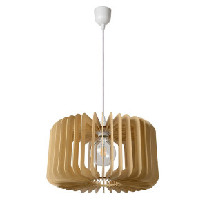 ETTA Jasne drewno śr. 39cm E27 Lampa wisząca Lucide