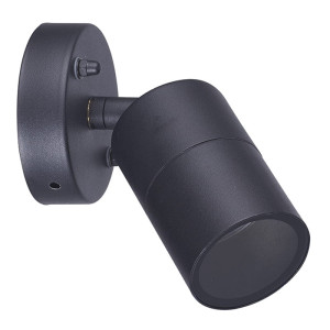 Polux Olimp GU10 kinkiet ogrodowy ruchomy czarny