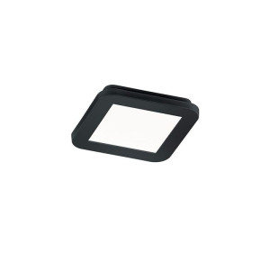 CAMILLUS Czarny mat LED 10W IP44 ściemnialny 3000K Plafon łazienkowy