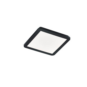 CAMILLUS Czarny mat LED 18W IP44 ściemnialny 3000K Plafon łazienkowy