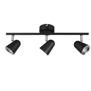 TOULOUSE Czarny mat LED SMD 3x3W 3000K Spot