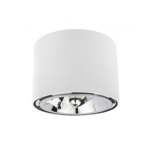 CHLOE AR111 okrągła biała nieruchoma downlight