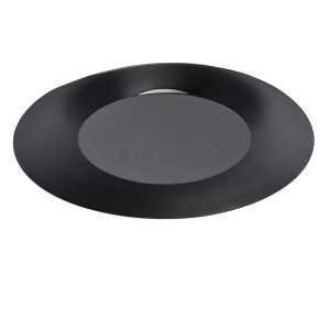 FOSKAL Czarny LED 12W śr. 34,5cm. 2700K Lampa sufitowa