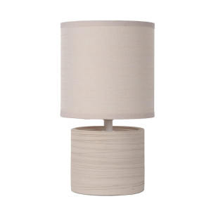 GREASBY Kremowa E14 Lampka stołowa ( 2 szt. dostępne od ręki. Wysyłka 24 h. )