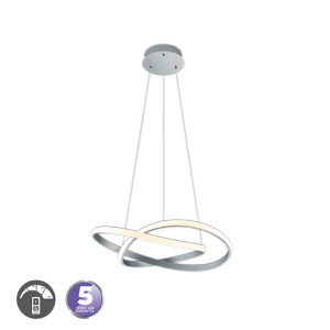 COURSE Nikiel mat LED 27W 3000K ściemnialna Lampa wisząca