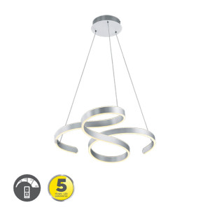 FRANCIS Aluminium szczotkowane LED 52W 3000K ściemnialna Lampa wisząca