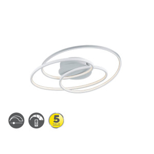 GALE Biały mat LED 38,5W 3000K ściemnialna lampa sufitowa
