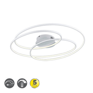 GALE Biały mat LED 50W 3000K ściemnialna lampa sufitowa
