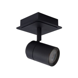LENNERT Czarny Led ściemnialny 5W IP44 3000K Spot łazienkowy 26958/05/30