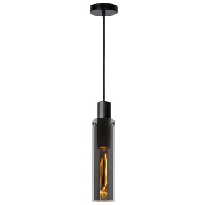 ORLANDO Szary przydymiony E27 Lampa wisząca