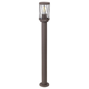 BUDAPEST 8890 Brązowa wys. 80cm. E27 IP44 Lampa ogrodowa stojąca