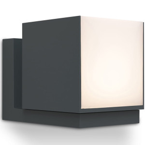 CUBA Antracyt LED regulowana głowica 12W IP54 3000K Kinkiet zewnętrzny