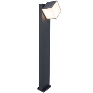 CUBA Antracyt LED regulowana głowica 12W IP54 3000K Lampa ogrodowa stojąca