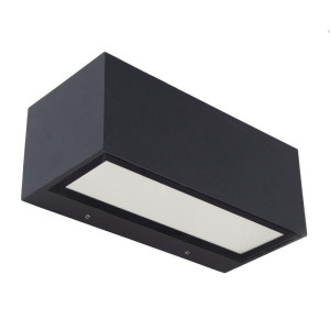 GEMINI Antracyt LED 2x10W IP54 3000K Kinkiet zewnętrzny Lutec 5189112118