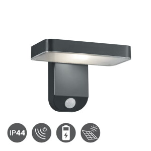 ESQUEL LED 4W Bateria solarna, Czujnik ruchu i zmierzchu PIR IP44 3000K Kinkiet zewnętrzny RL R22261142