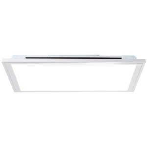 ALISSA Srebrna/Biała LED 32W Barwa światła zmienna 2700-6200K RGB ściemnialna z pilotem z tylnym podświetleniem Lampa sufitowa Brilliant G97021/58