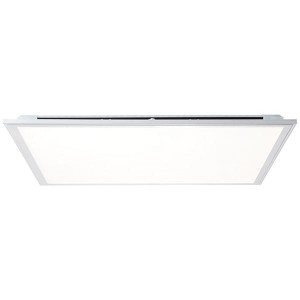 ALISSA Srebrna/Biała LED 42W Barwa światła zmienna 2700-6200K RGB ściemnialna z pilotem z tylnym podświetleniem Lampa sufitowa Brilliant G97022/58