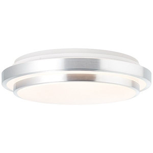VILMA Biało-srebrna LED 32W Barwa światła zmienna 3000-6000K RGB ściemnialna z pilotem z tylnym podświetleniem Lampa sufitowa Brilliant G97042/58