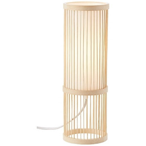 NORI Naturalna/biała E27 Lampa stołowa z włącznikiem na kablu Brilliant 92769/09