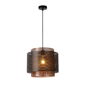 ORRIN Czarna śr. 34cm Lampa wisząca Lucide 02404/01/30 ( 1 szt. dostępna od ręki. Wysyłka 24 h )