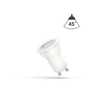 LED GU10 2W 45° MINI 170lm Barwa Zimna 6000K Spectrum WOJ+14160 ( 1 szt. dostępnych od ręki. Wysyłka 24 h. )