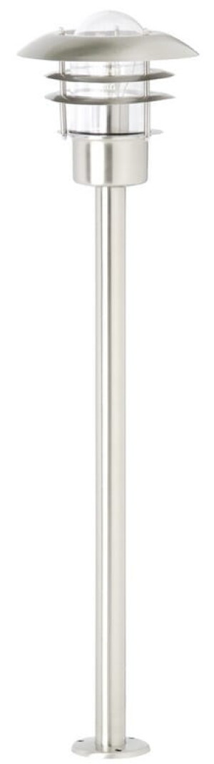 TERRENCE Stalowa wys. 0,9m. E27 Lampa zewnętrzna stojąca Brilliant 45785/82