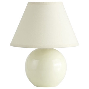 PRIMO Beżowy/Jasny brązowy E14 z włącznikiem na kablu Lampa stołowa Brilliant 61047/28