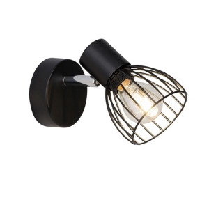 BLACKY Czarny E14 Kinkiet ścienny Brilliant 62110/06
