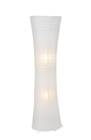 BECCA Biała E27 z włącznikiem nożnym Lampa stojąca Brilliant 92961/05