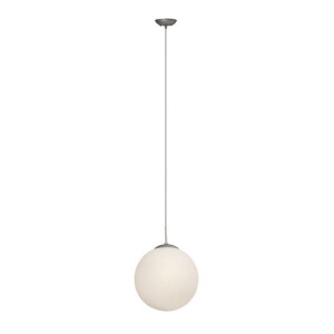 FANTASIA Srebrna/Biała E27 30cm. z regulacją Lampa wisząca Brilliant 93277/05