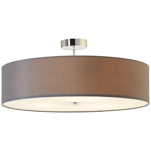 ANDRIA Szara E27 śr. 60cm. Lampa sufitowa Brilliant 93522/63