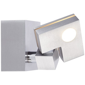 90 Aluminium LED 3.6W 3000K Kinkiet ruchomy Brilliant G72510/21