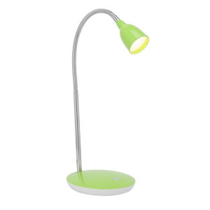 ANTHONY Chrom/Zielony LED 2.4W 3000K z włącznikiem w obudowie Lampka biurkowa Brilliant G92935/04