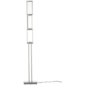 TUNAR Aluminium LED 24W 3000K ściemnialna z włącznikiem Lampa podłogowa Brilliant G93453/21